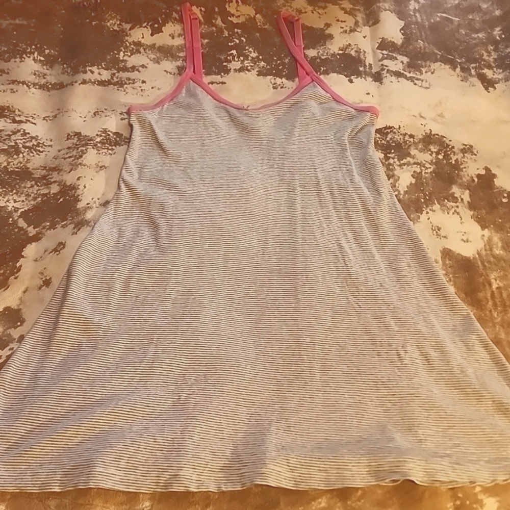 Slip Dress Sleepshirt 100% Cotton. Size: S/M